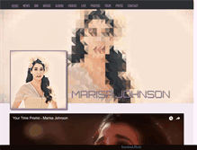 Tablet Screenshot of marisa-johnson.com